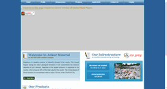 Desktop Screenshot of ankurmineralind.com